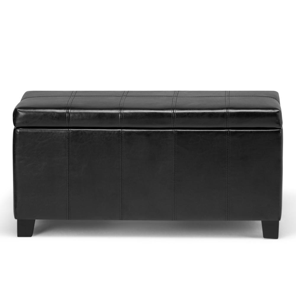 Dover Storage Ottoman in Vegan Leather