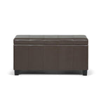Dover Storage Ottoman in Vegan Leather