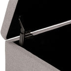 Dover Storage Ottoman in Linen