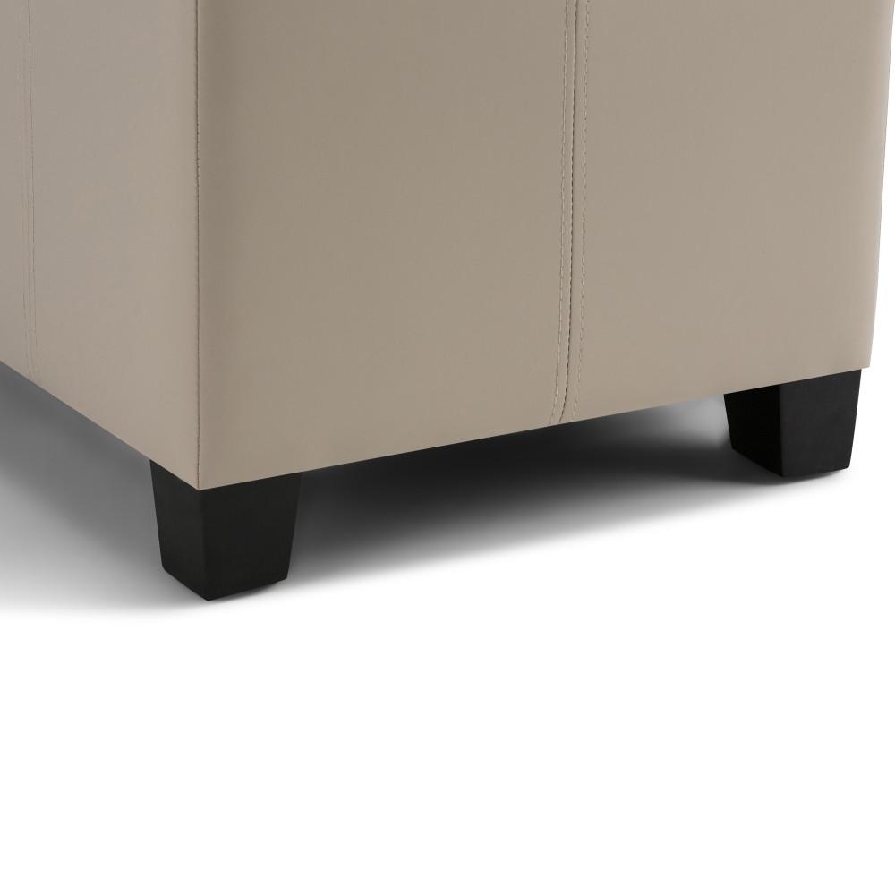 Dover Storage Ottoman in Vegan Leather