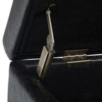 Dover Storage Ottoman in Distressed Vegan Leather