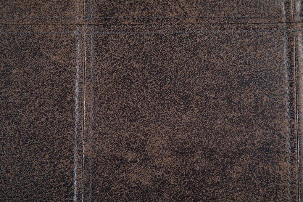 Dover Storage Ottoman in Distressed Vegan Leather