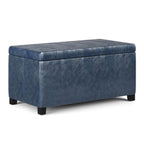 Dover Storage Ottoman in Vegan Leather