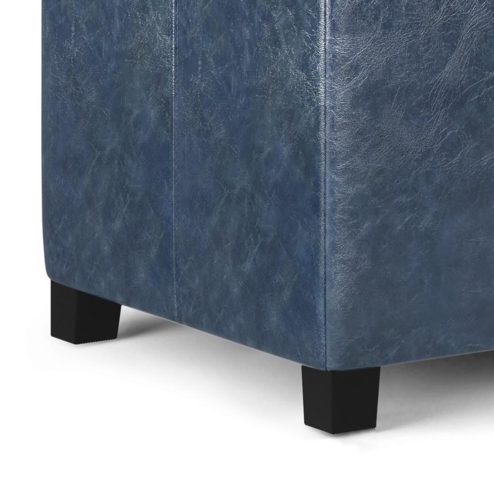 Dover Storage Ottoman in Vegan Leather