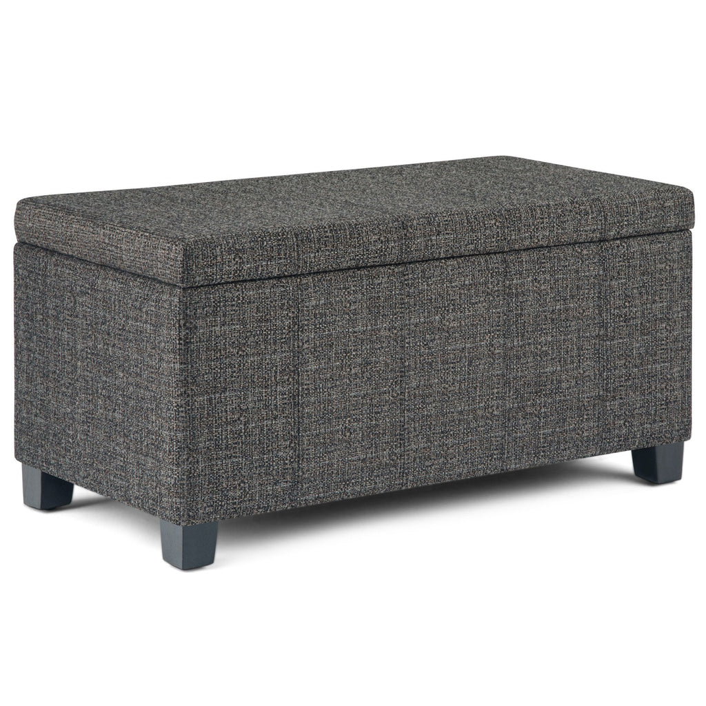 Dover Storage Ottoman in Linen