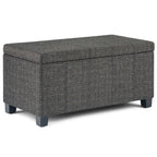 Dover Storage Ottoman in Linen