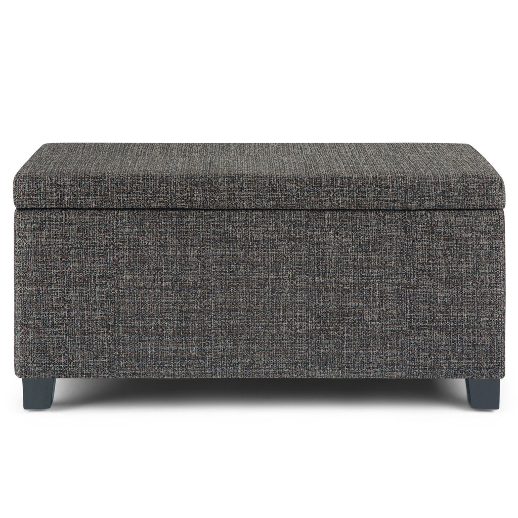 Dover Storage Ottoman in Linen