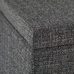 Dover Storage Ottoman in Linen