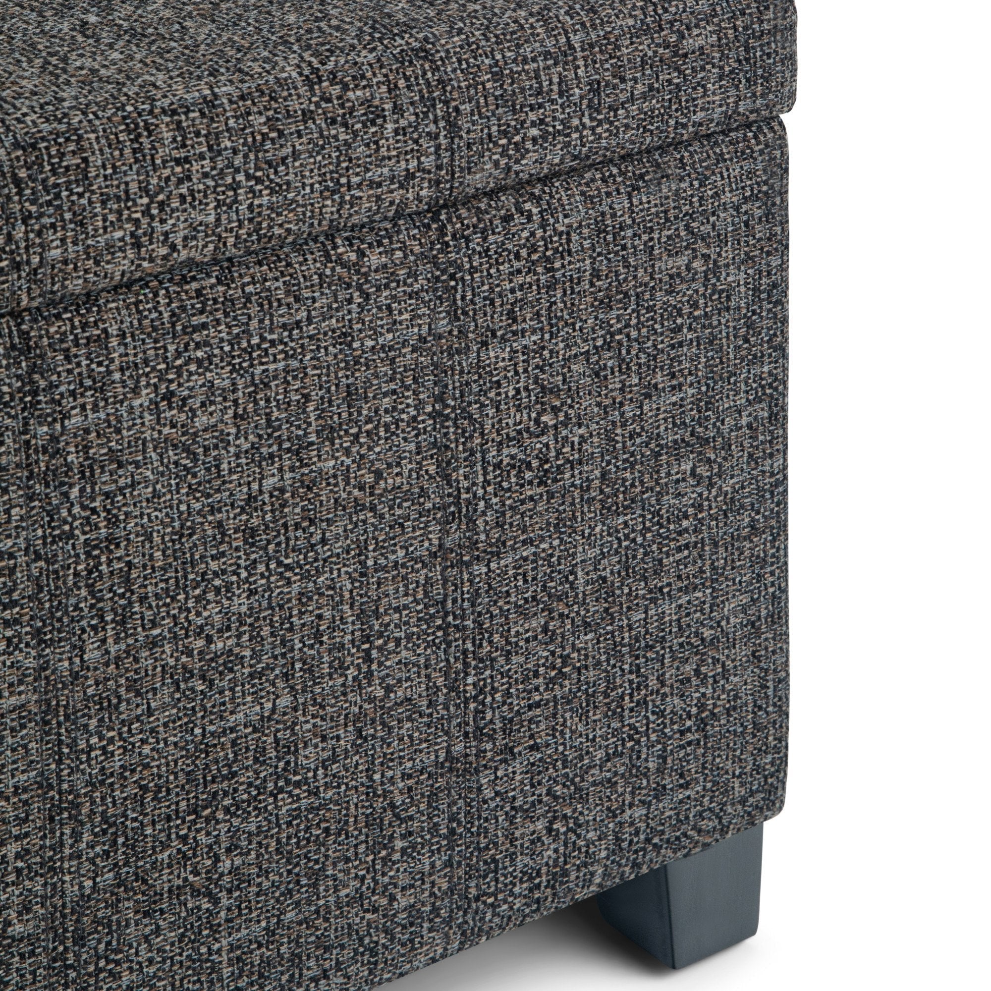 Dover Storage Ottoman in Linen