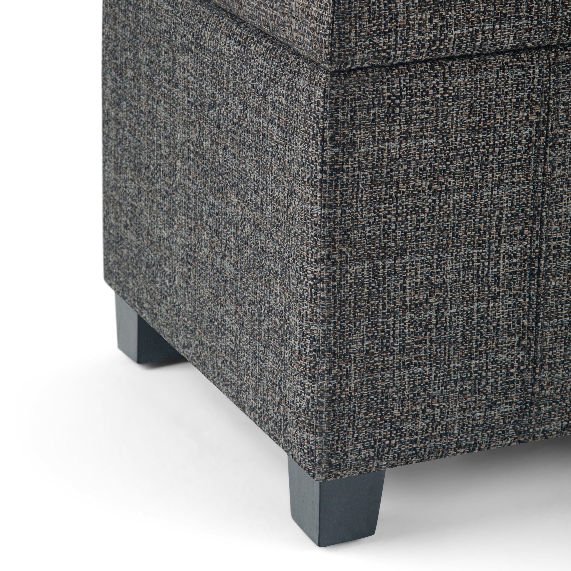 Dover Storage Ottoman in Linen