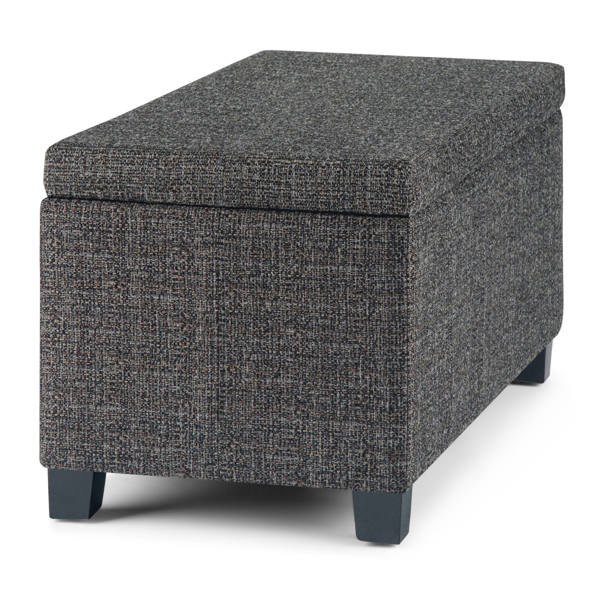 Dover Storage Ottoman in Linen