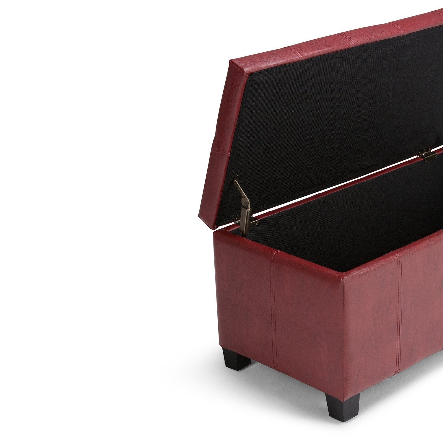 Dover Storage Ottoman in Vegan Leather
