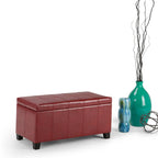 Dover Storage Ottoman in Vegan Leather
