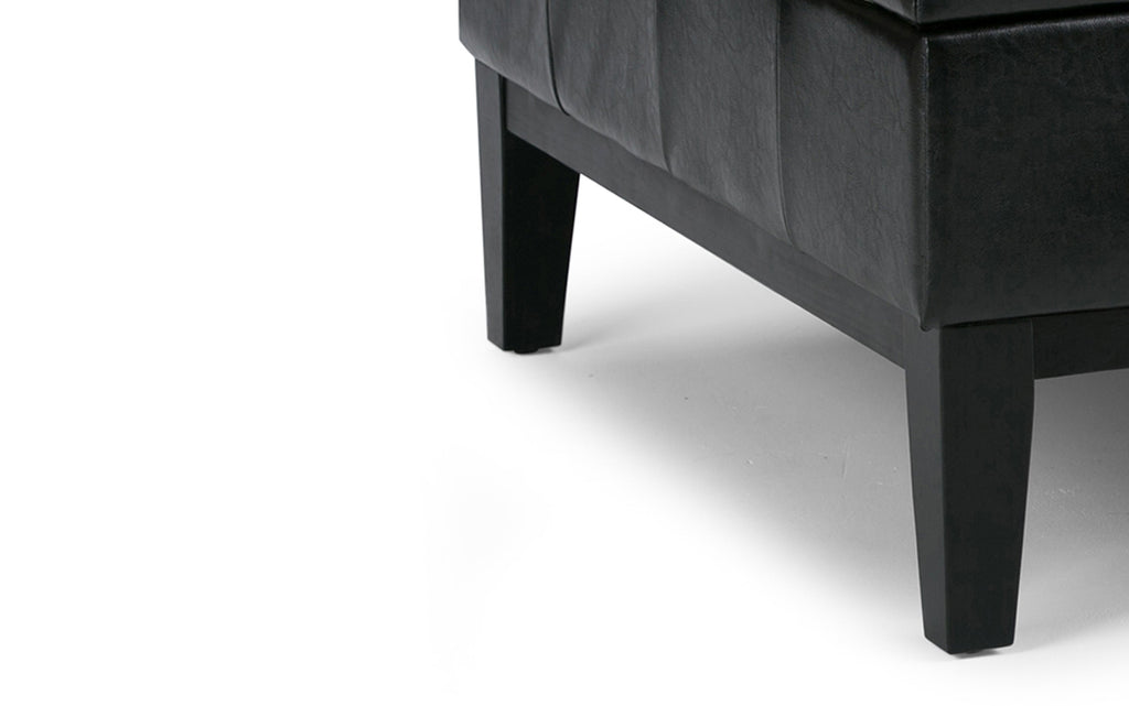Dover Table Ottoman in Vegan Leather