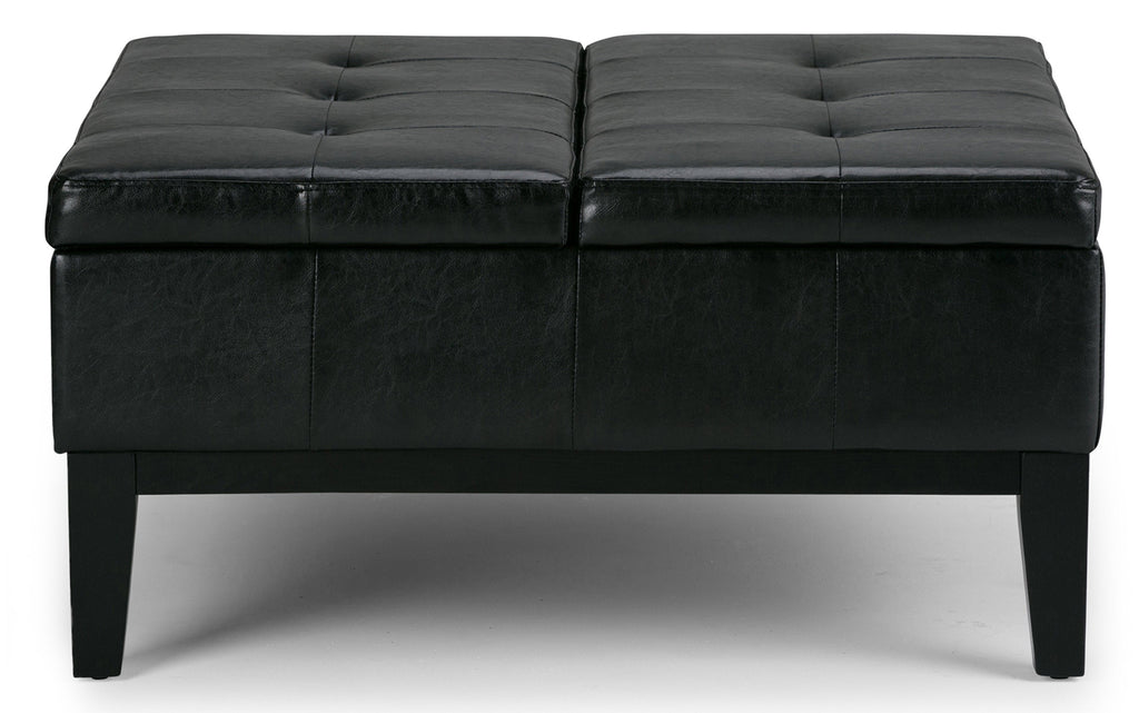 Dover Table Ottoman in Vegan Leather