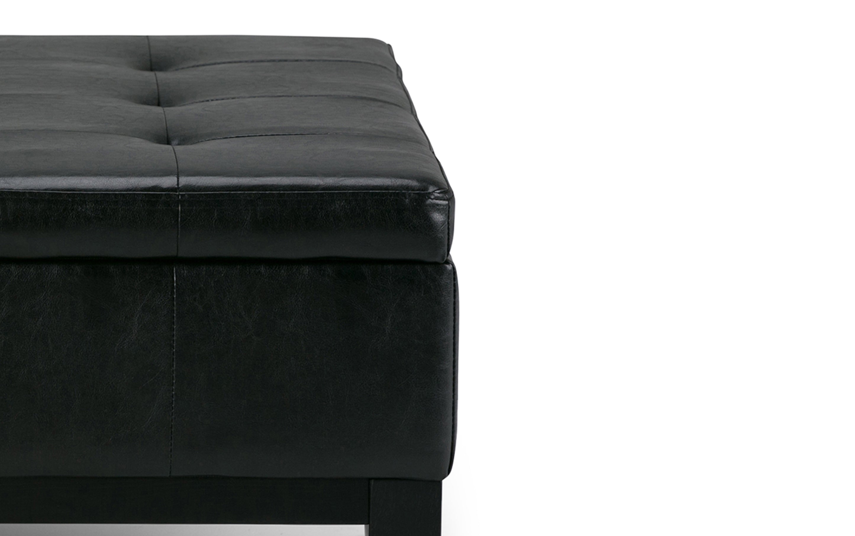 Dover Table Ottoman in Vegan Leather