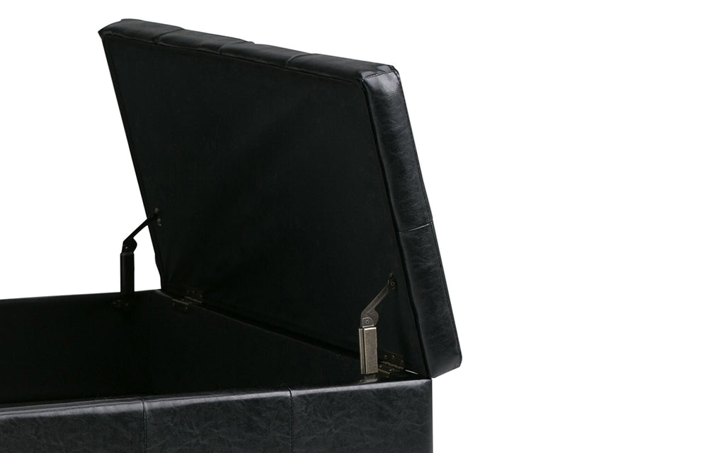 Dover Table Ottoman in Vegan Leather