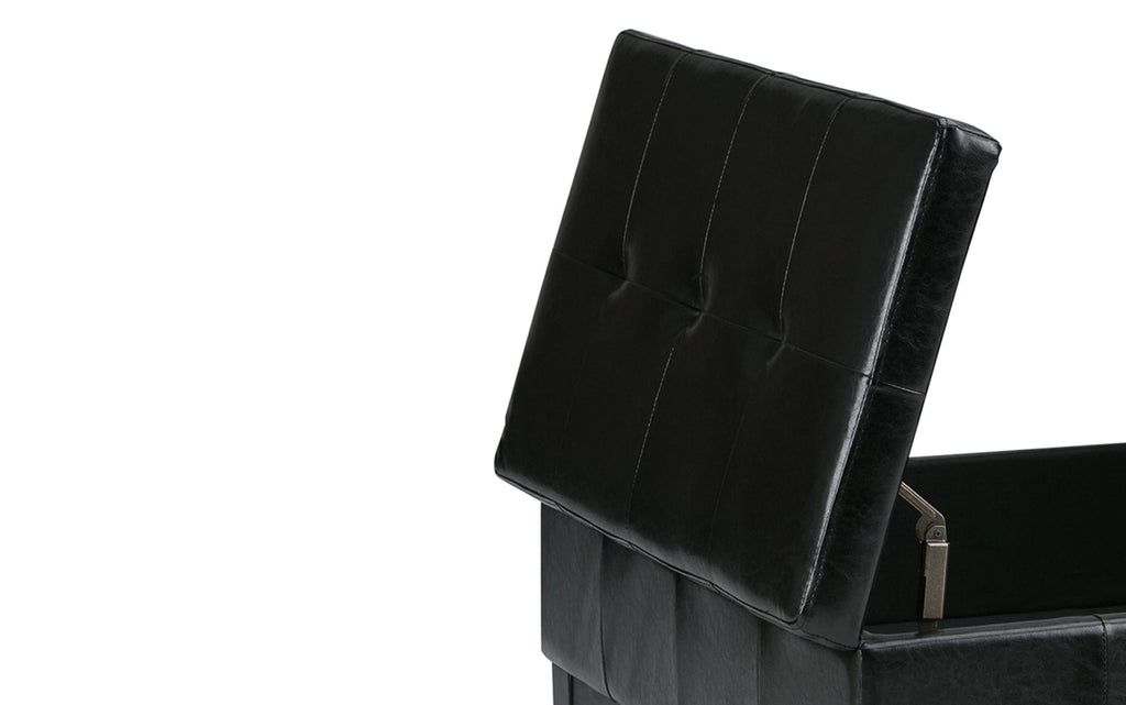 Dover Table Ottoman in Vegan Leather