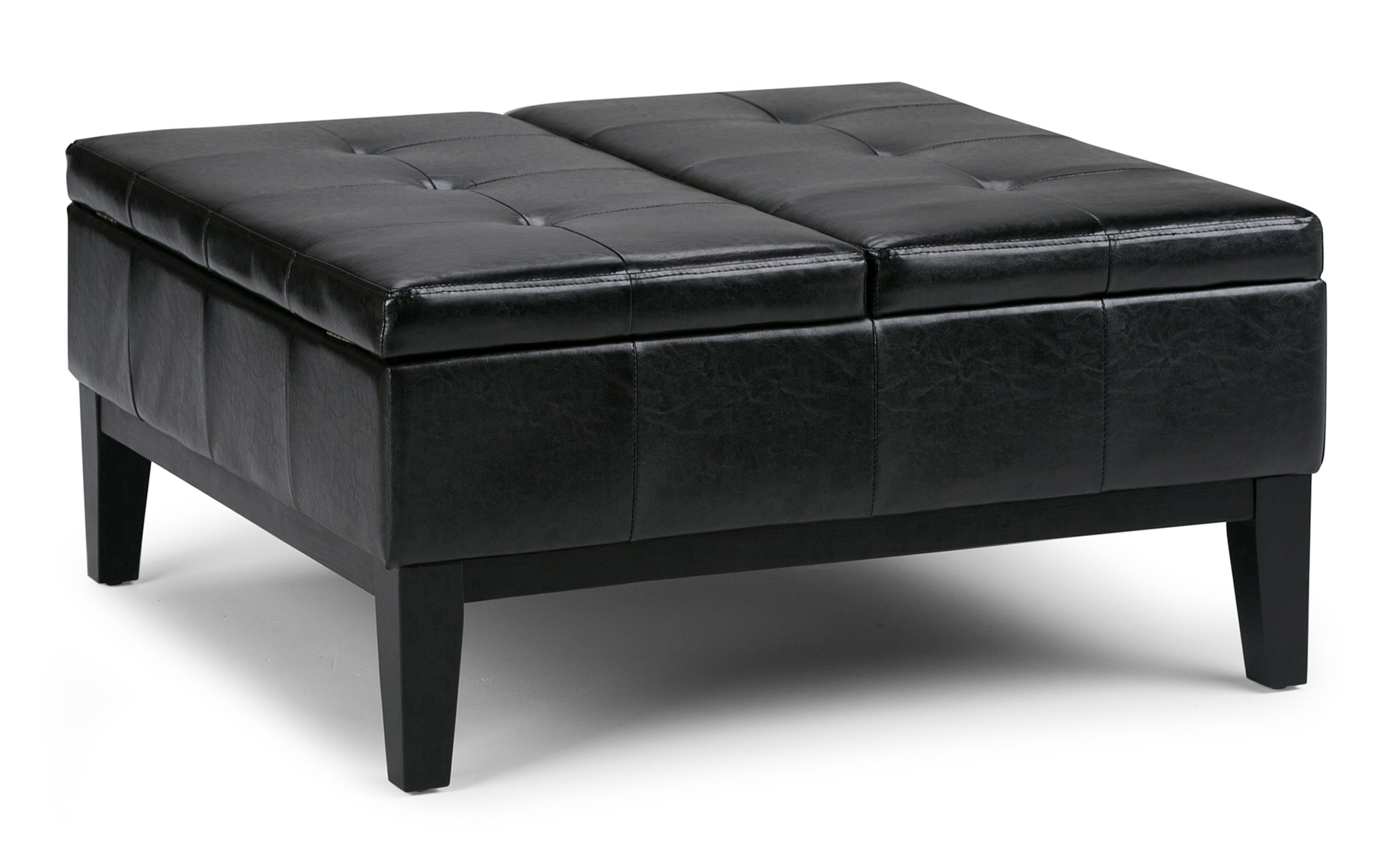 Dover Table Ottoman in Vegan Leather