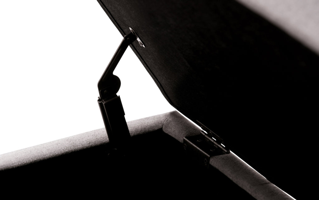 Dover Table Ottoman in Linen