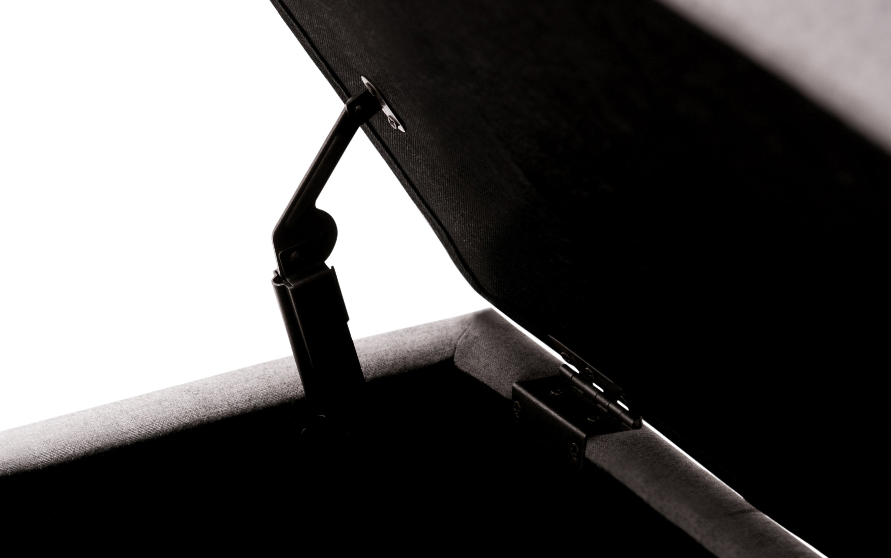 Dover Table Ottoman in Linen