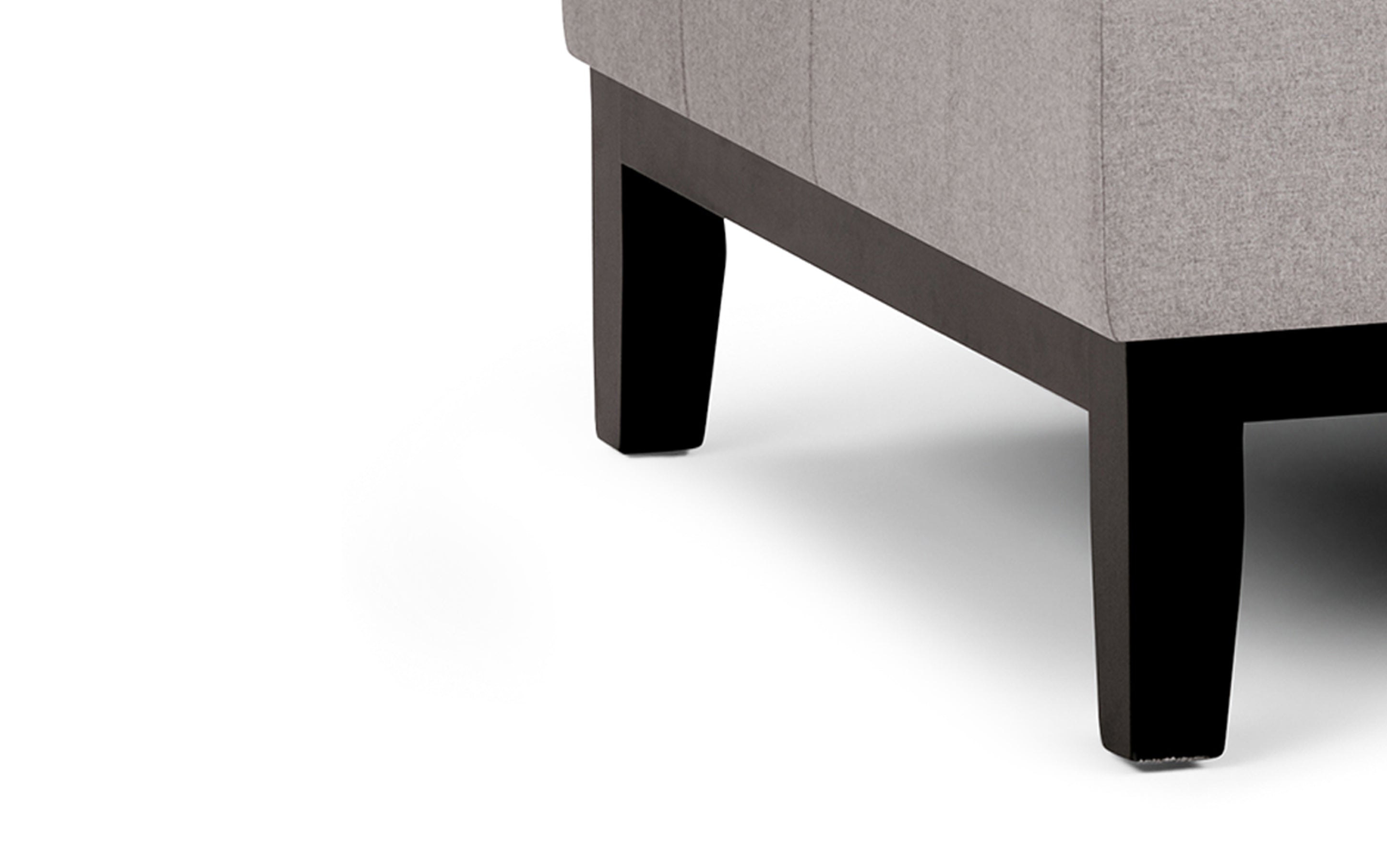 Dover Table Ottoman in Linen