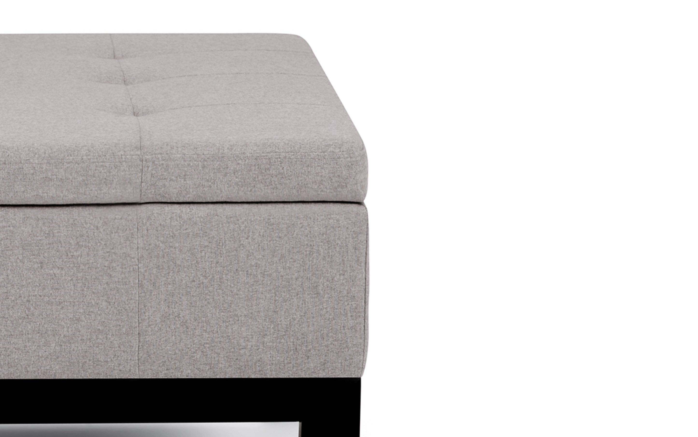 Dover Table Ottoman in Linen