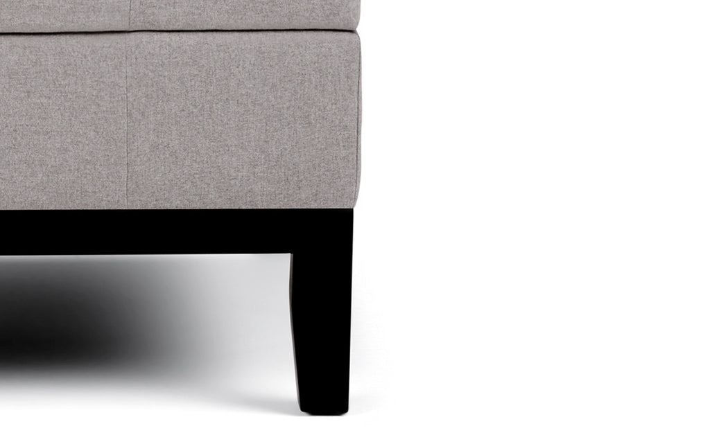 Dover Table Ottoman in Linen