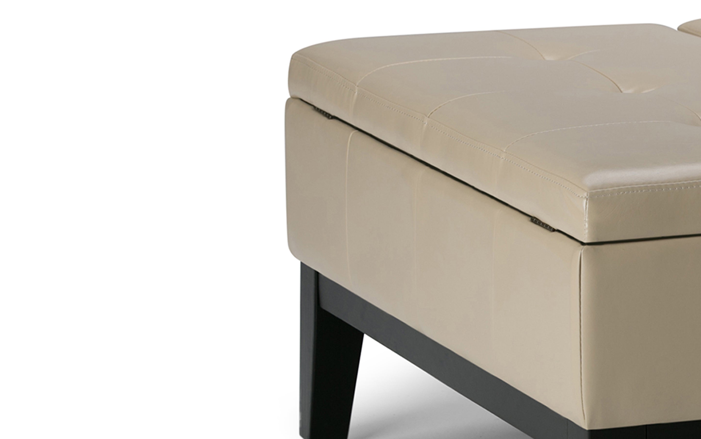 Dover Table Ottoman in Vegan Leather