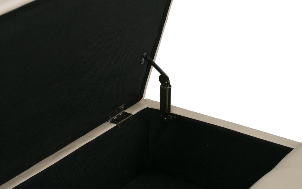 Dover Table Ottoman in Vegan Leather