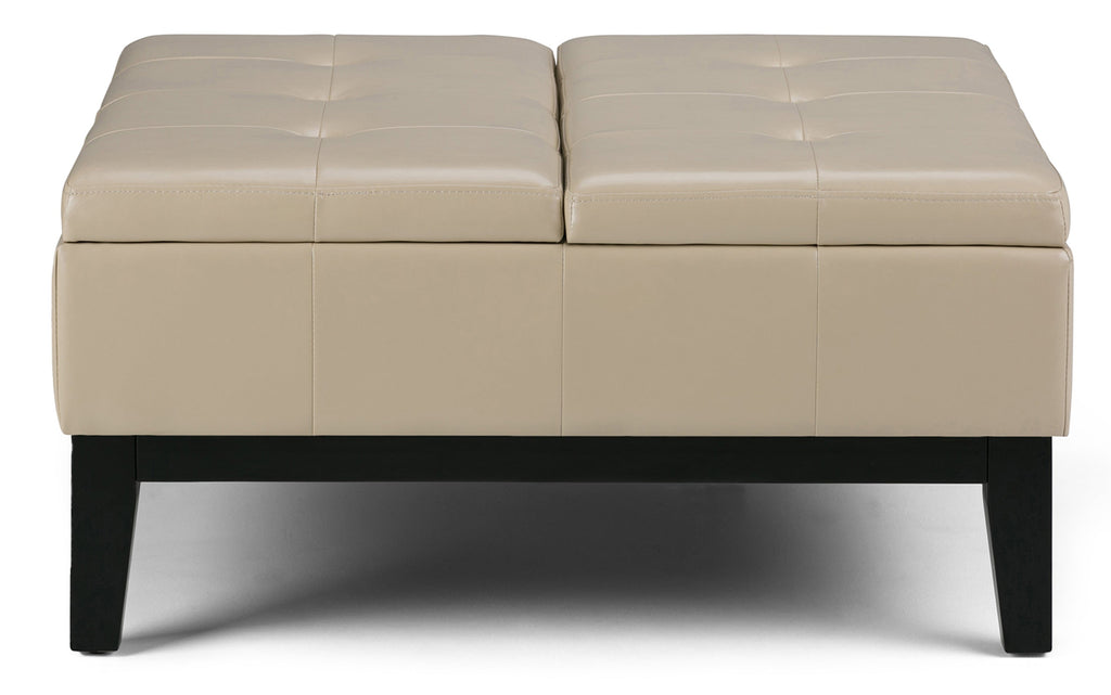 Dover Table Ottoman in Vegan Leather