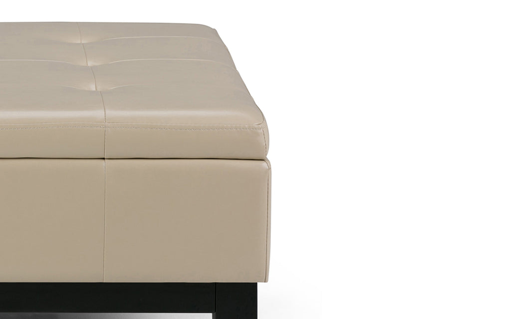 Dover Table Ottoman in Vegan Leather