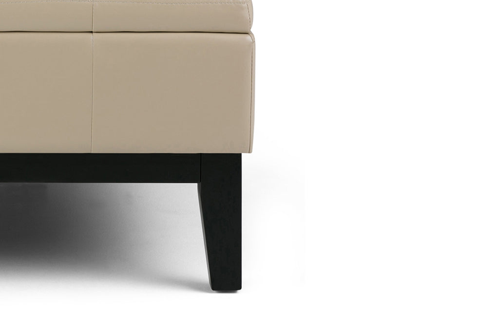 Dover Table Ottoman in Vegan Leather