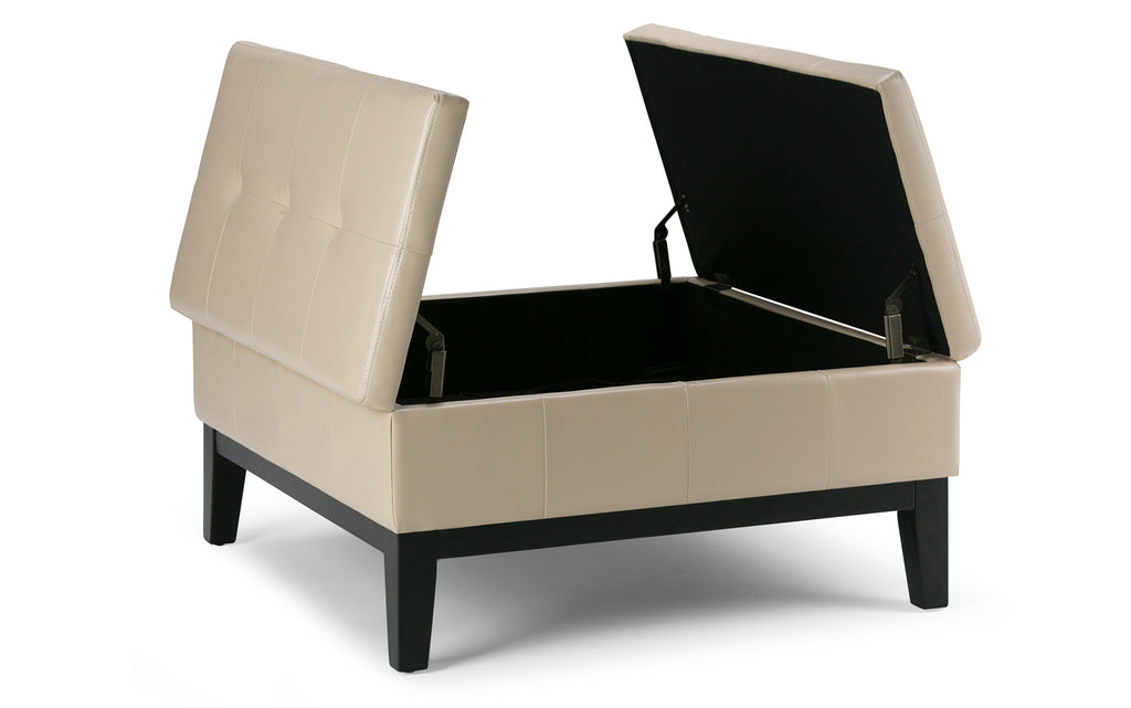 Dover Table Ottoman in Vegan Leather