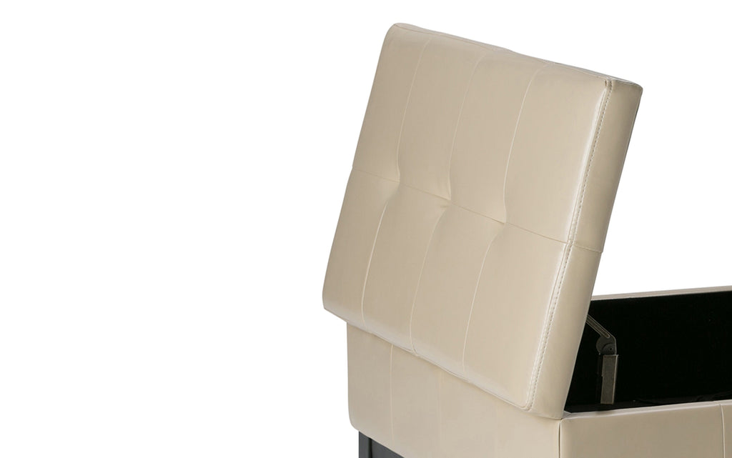 Dover Table Ottoman in Vegan Leather