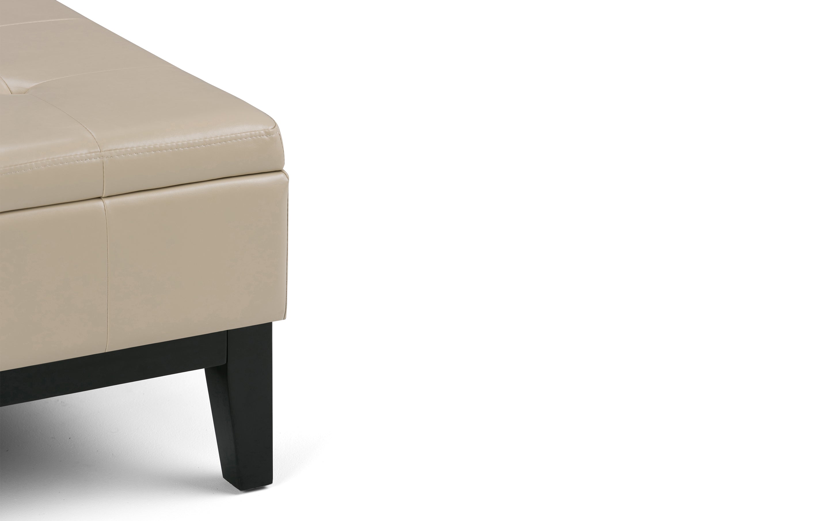 Dover Table Ottoman in Vegan Leather