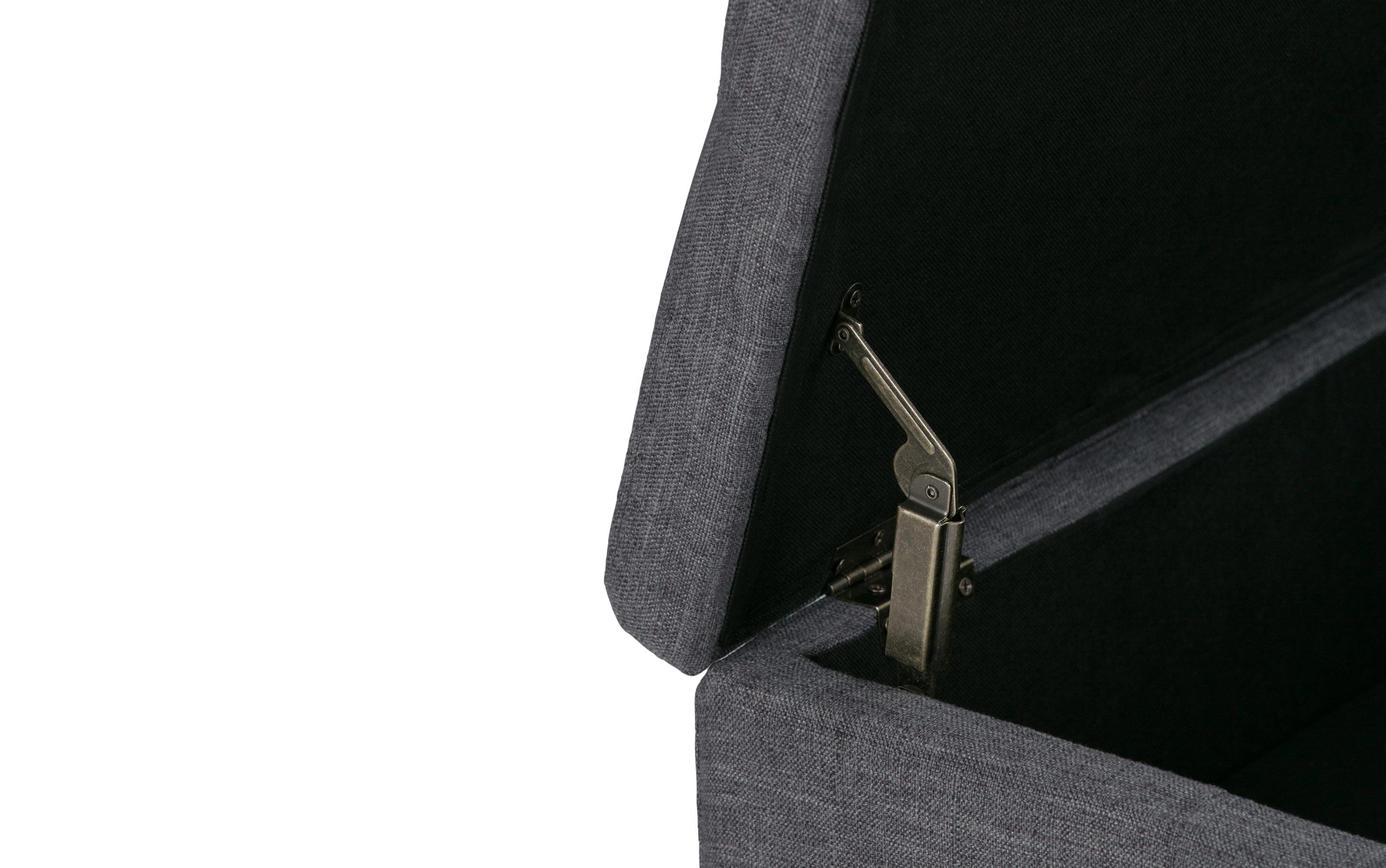 Dover Table Ottoman in Linen