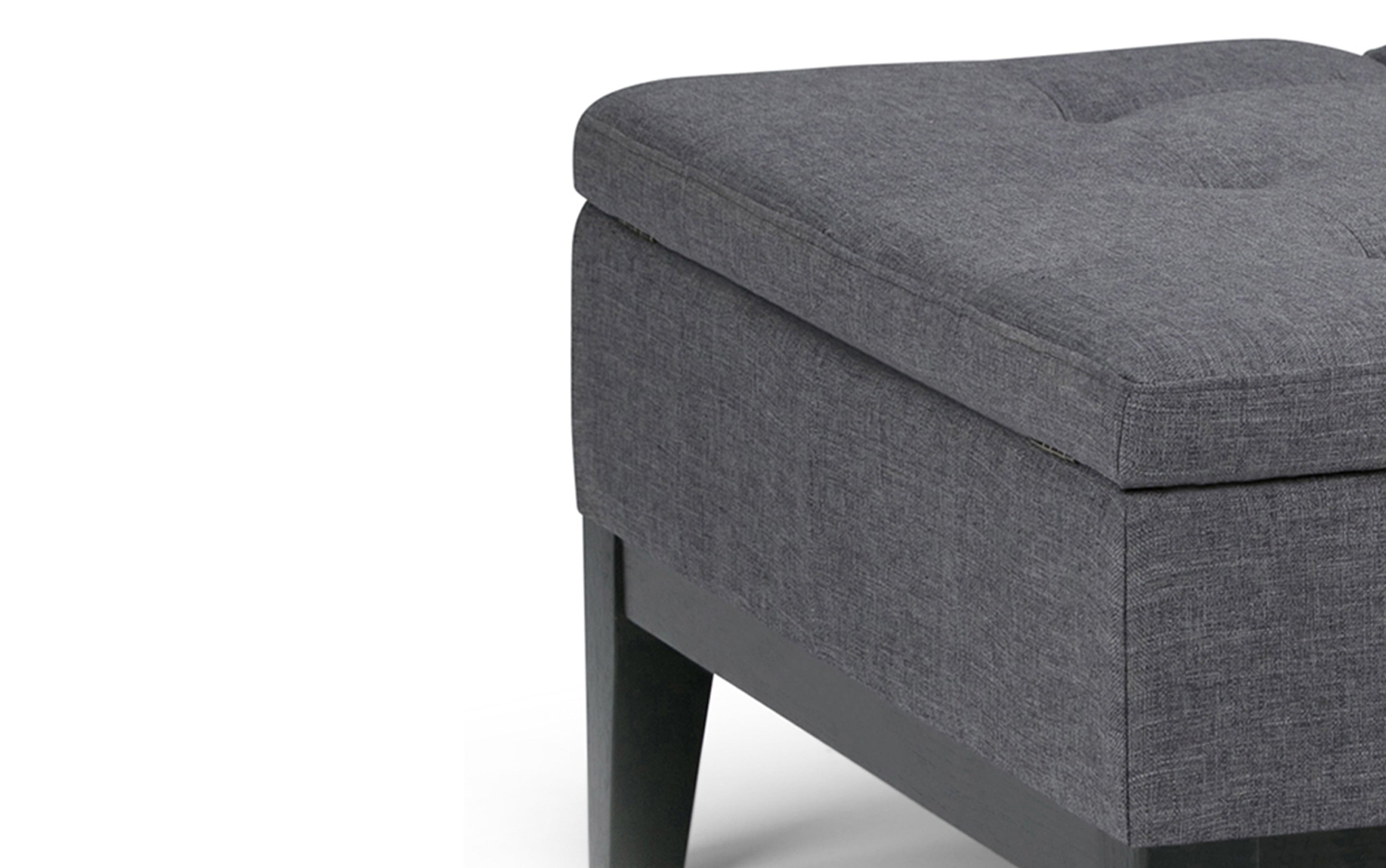 Dover Table Ottoman in Linen
