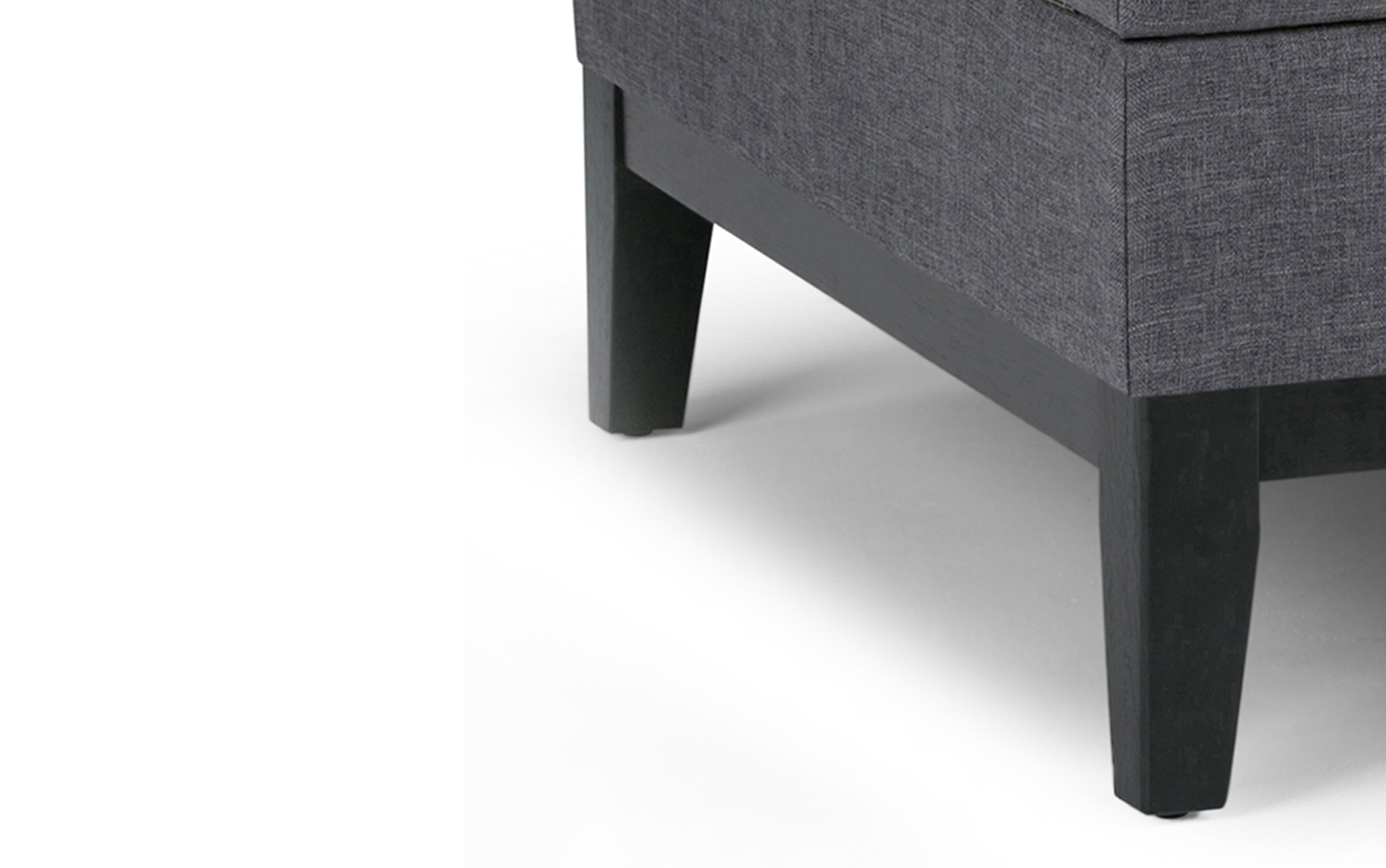 Dover Table Ottoman in Linen