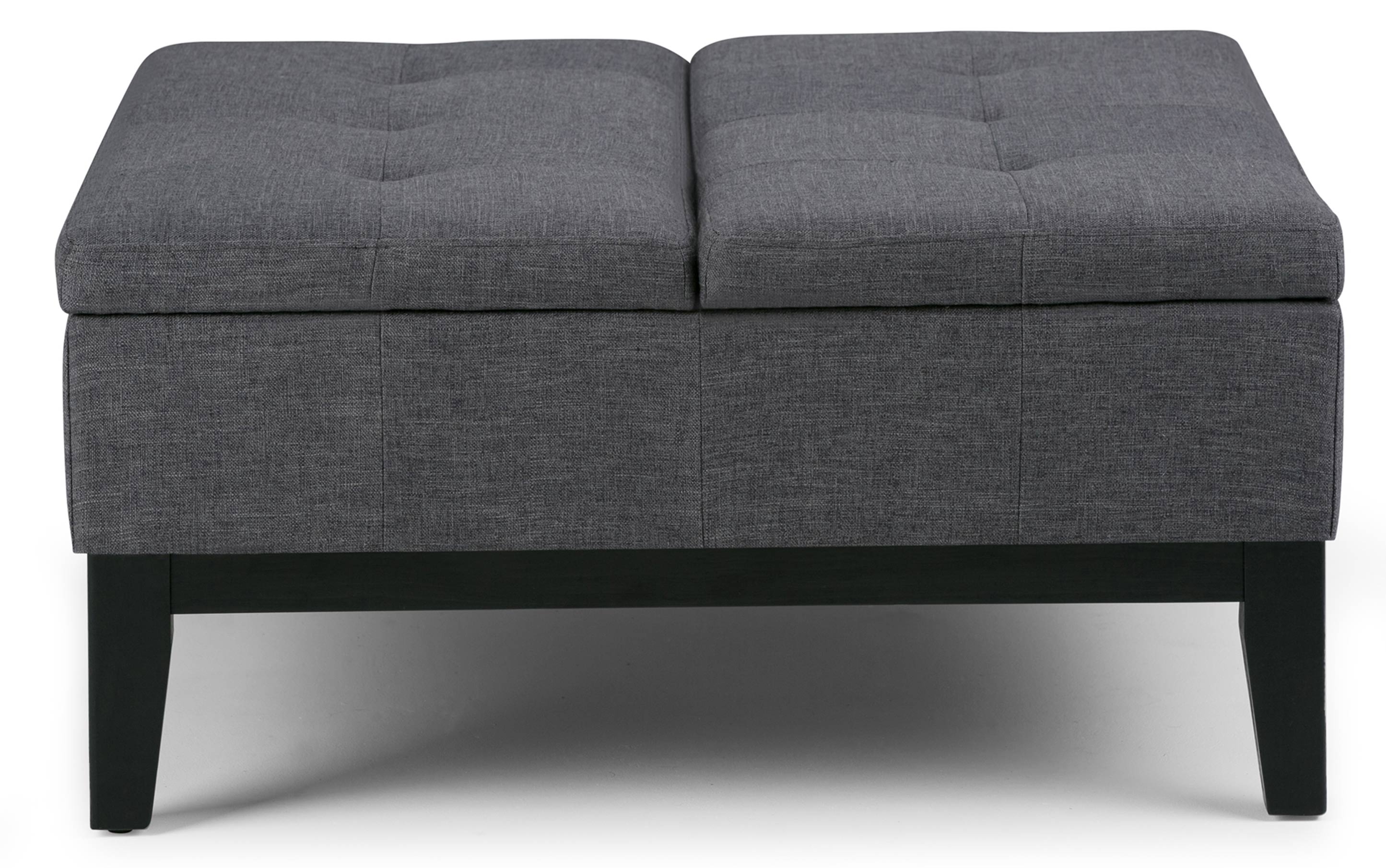 Dover Table Ottoman in Linen