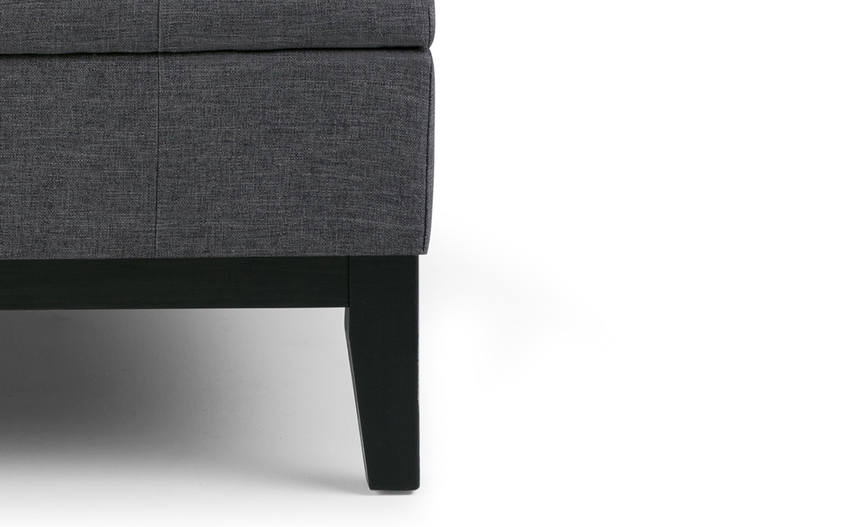 Dover Table Ottoman in Linen