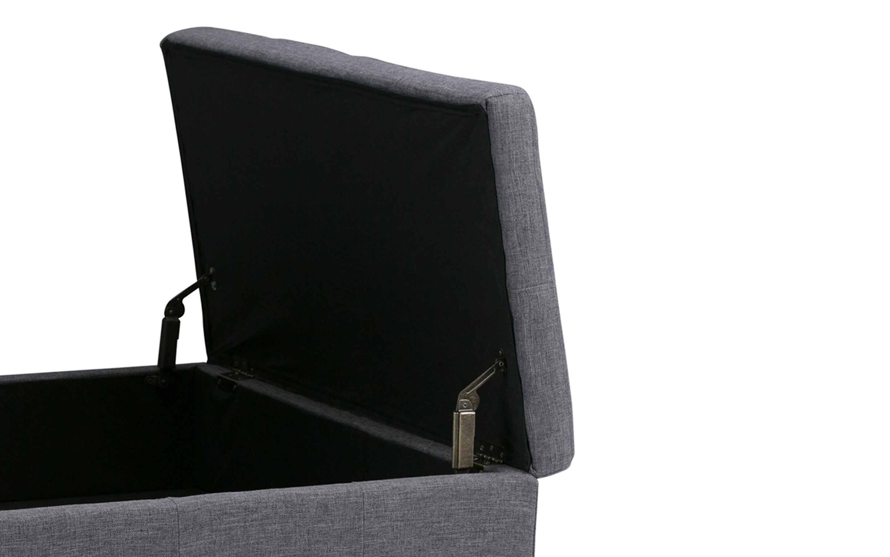 Dover Table Ottoman in Linen