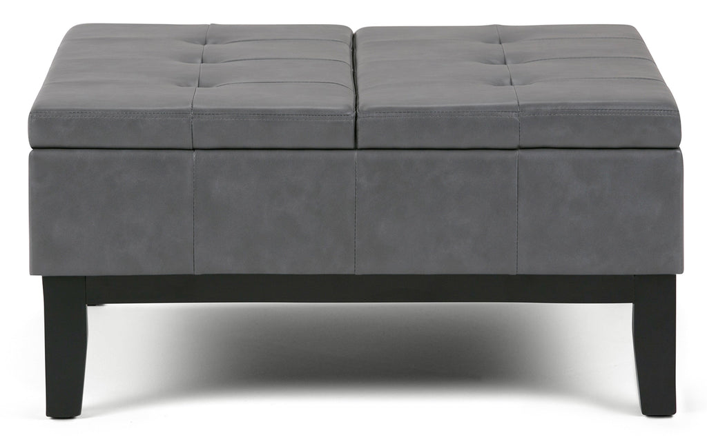 Dover Table Ottoman in Vegan Leather