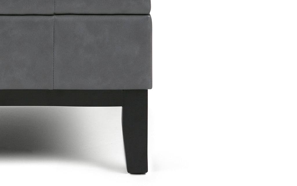 Dover Table Ottoman in Vegan Leather