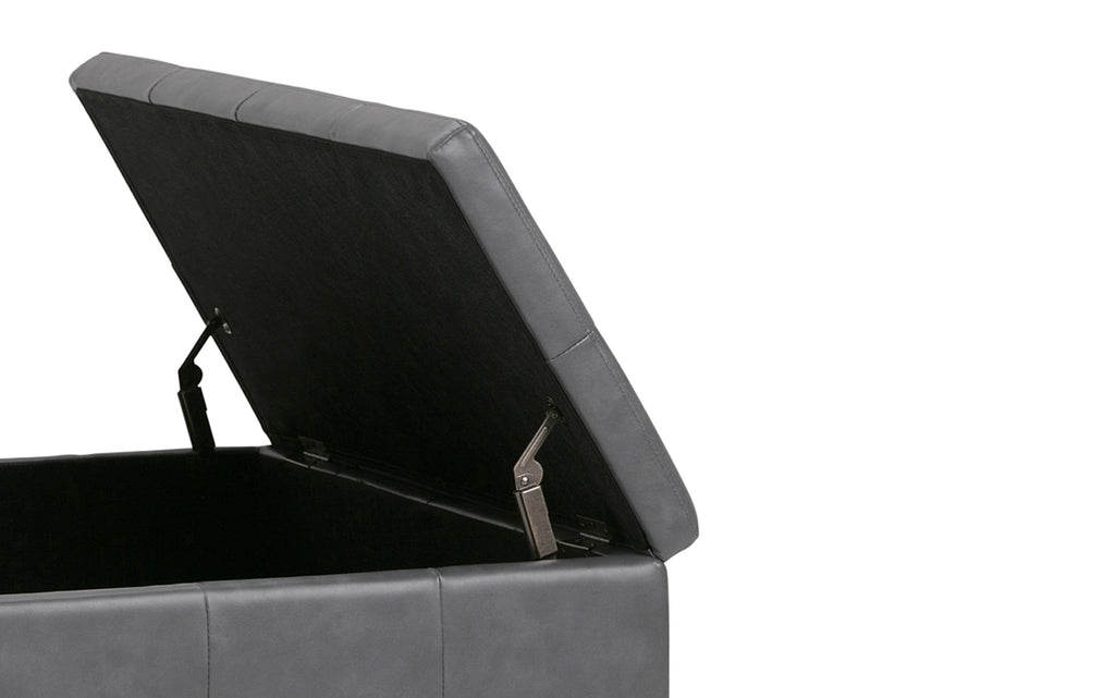 Dover Table Ottoman in Vegan Leather