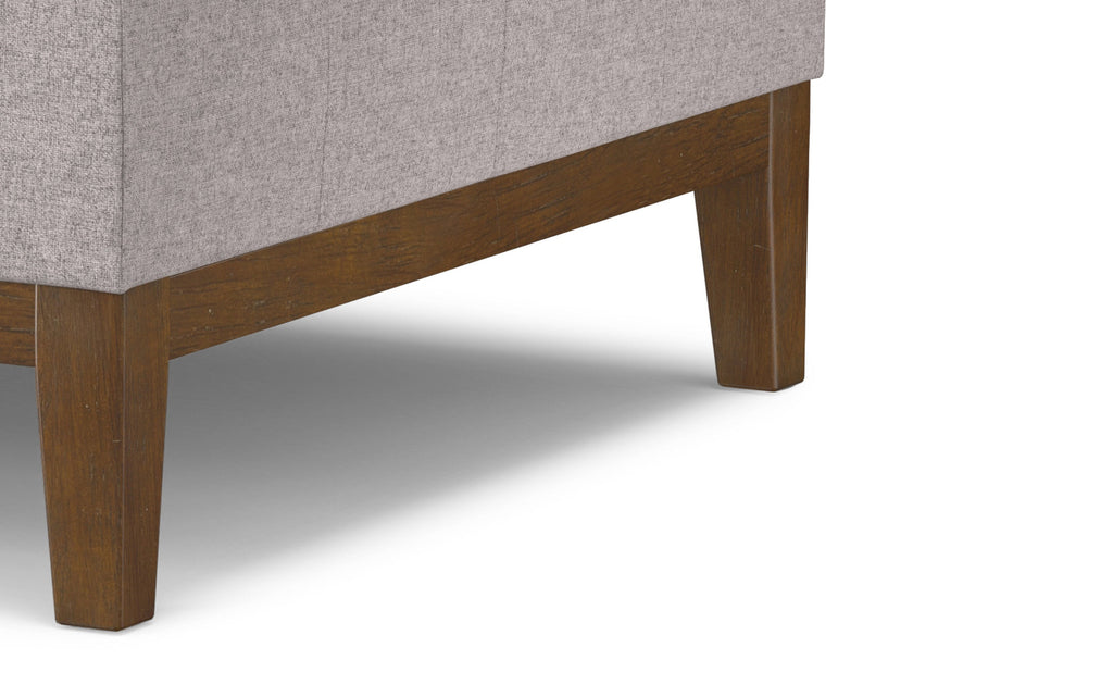 Dover Lift Top Coffee Table Storage Ottoman In Linen