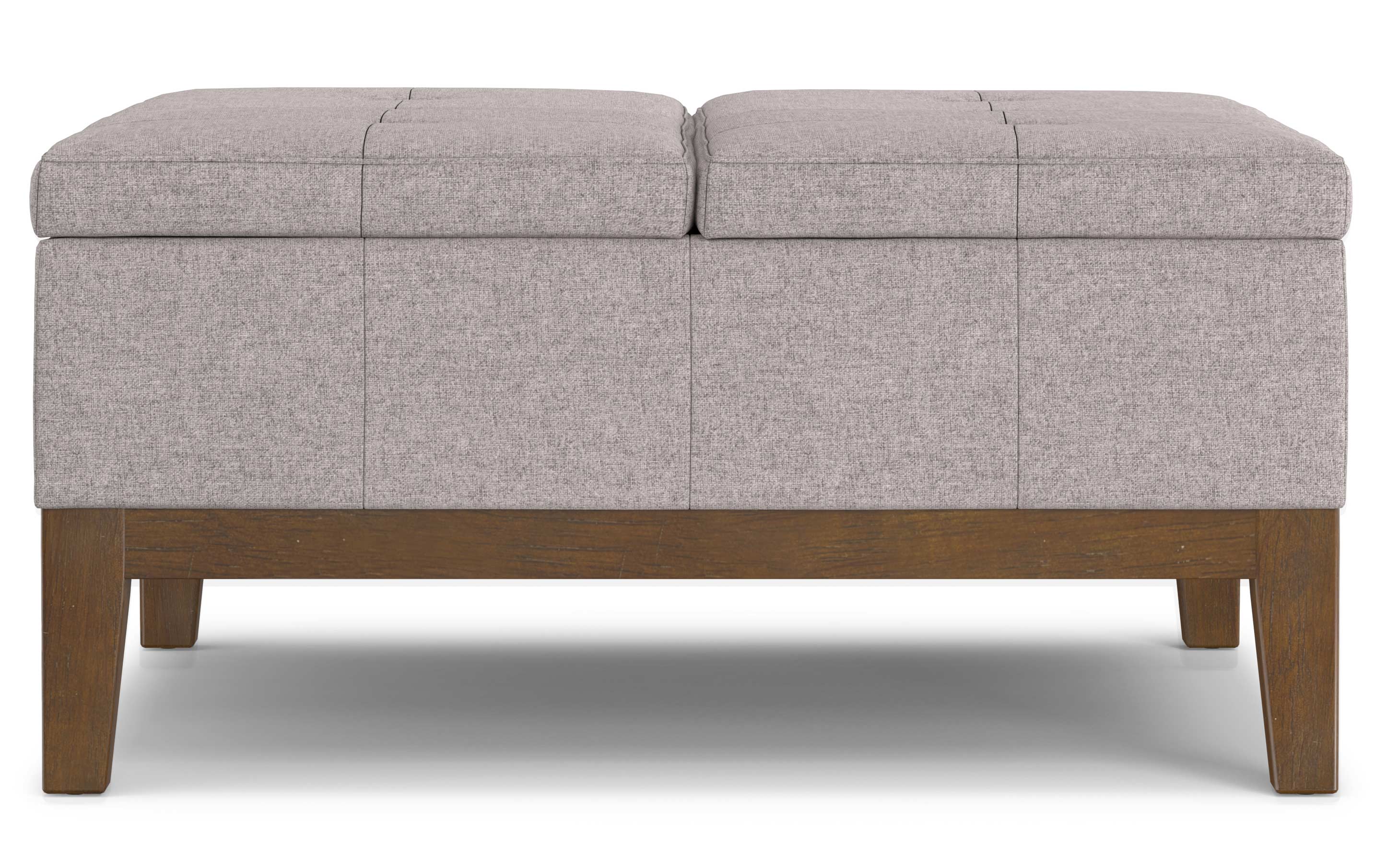 Dover Lift Top Coffee Table Storage Ottoman In Linen