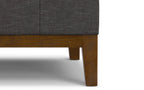 Dover Lift Top Coffee Table Storage Ottoman In Linen