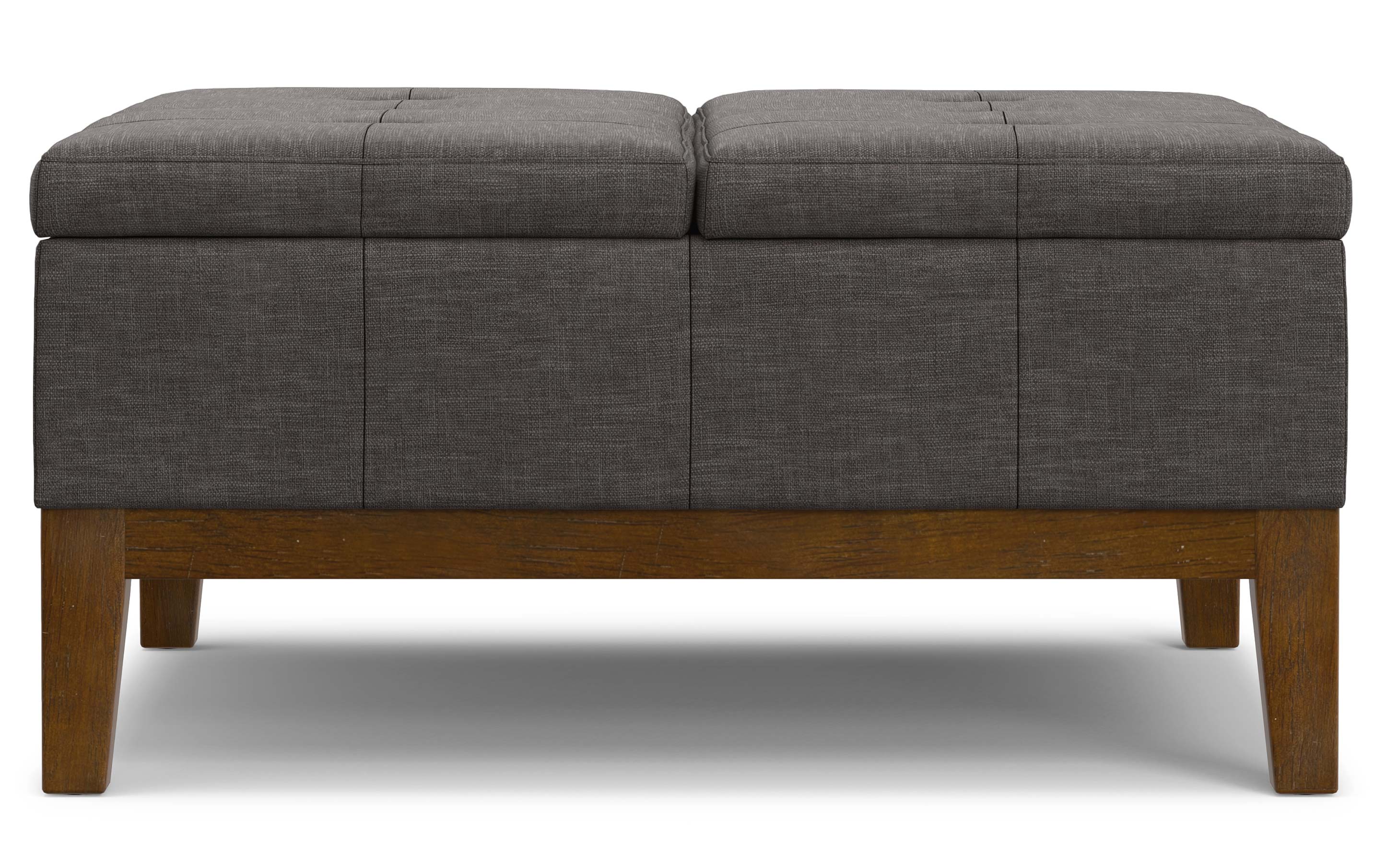 Dover Lift Top Coffee Table Storage Ottoman In Linen