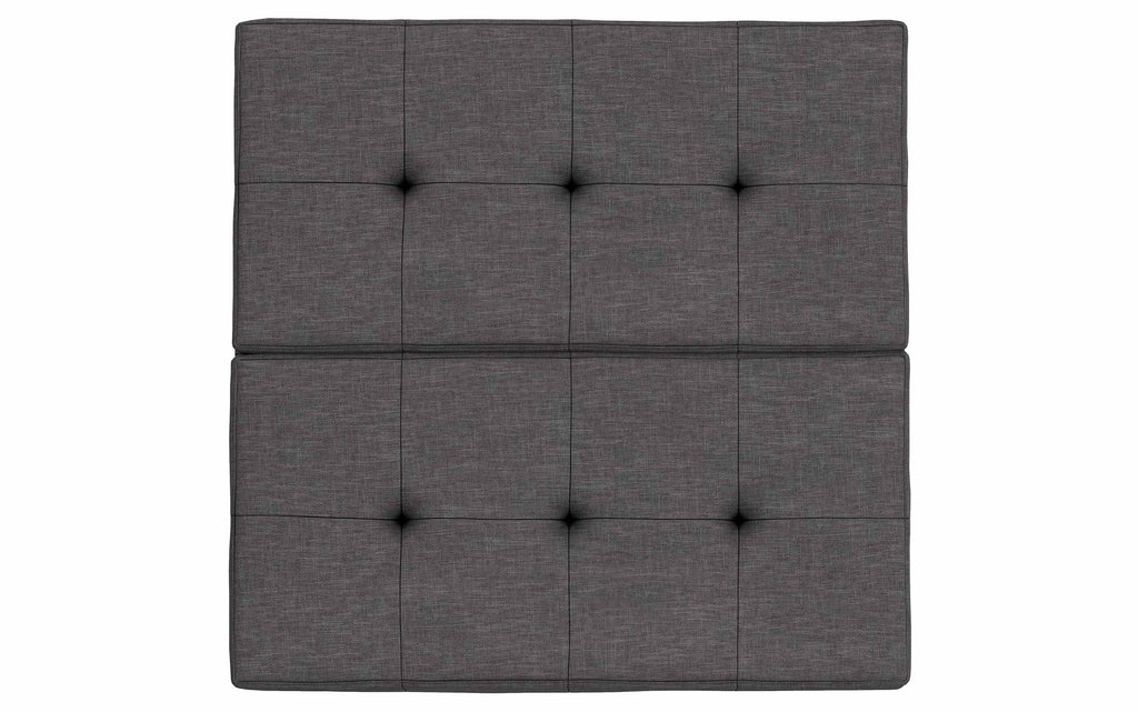 Dover Lift Top Coffee Table Storage Ottoman In Linen